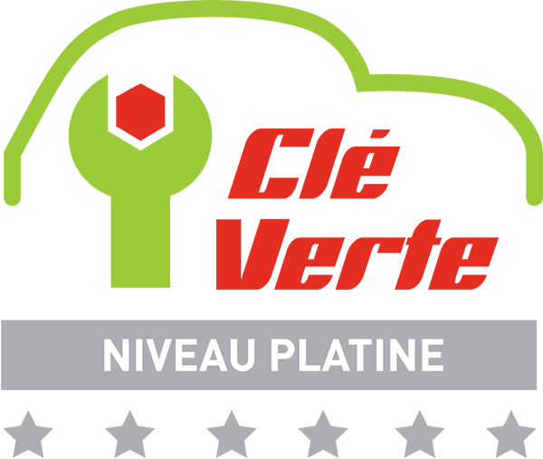 Certification Clé Verte Niveau platine - Groupe Veronneau - Novus Vitres / Fix Auto / Service Auto Speedy – Sherbrooke et Coaticook